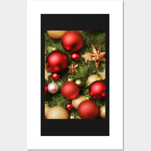 Christmas Seamless Pattern, Christmas Decorations #17 Posters and Art